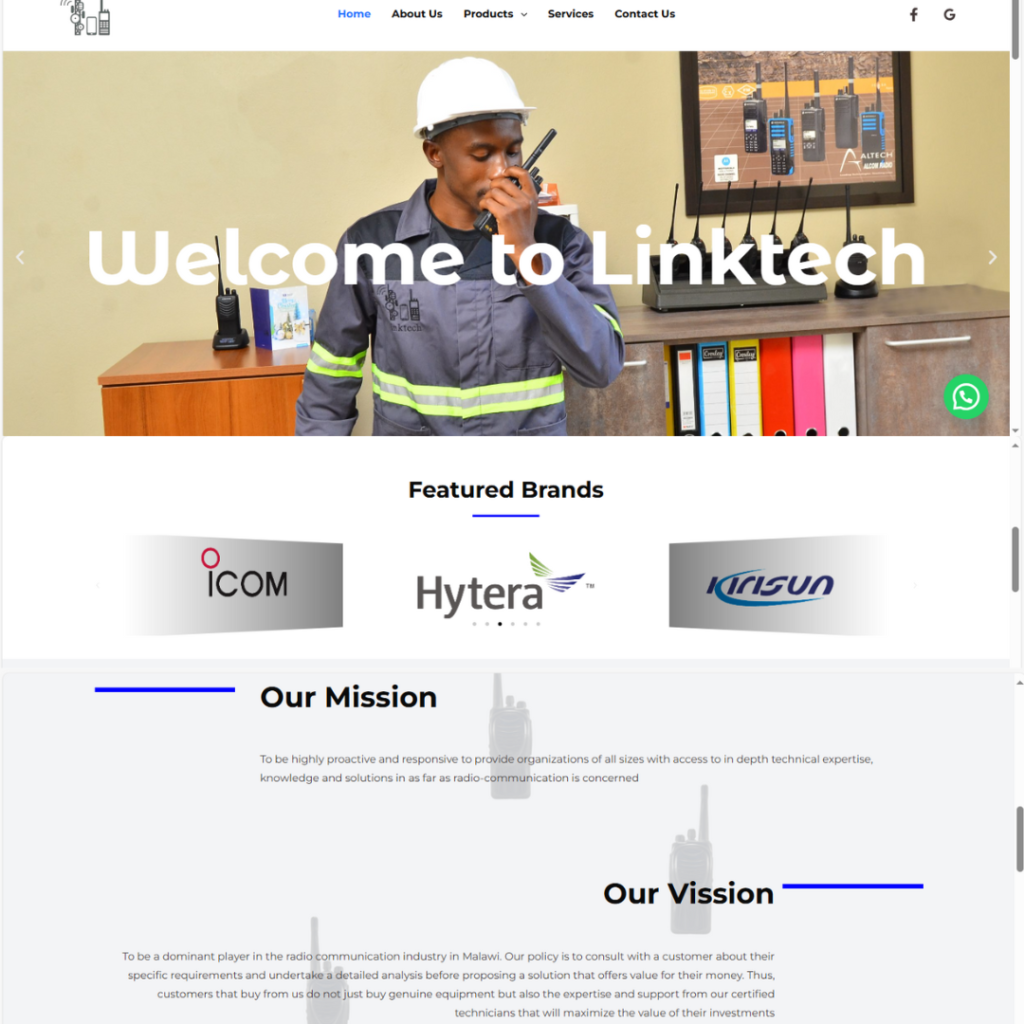 linktech homepage